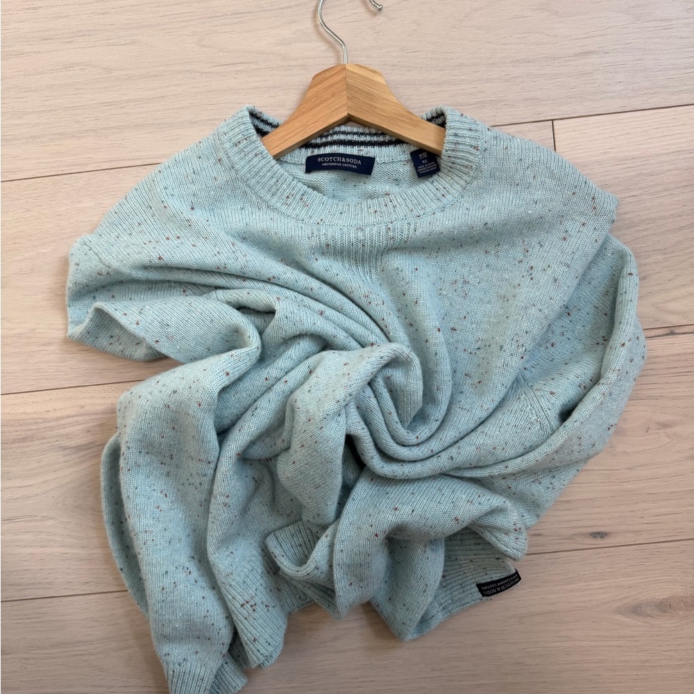[Scotch & Soda] Light Blue Crewneck Sweater